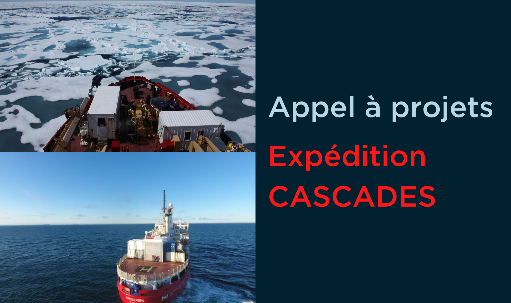 Appel à projets : Expédition CASCADES INQ-SPI-IPEV 